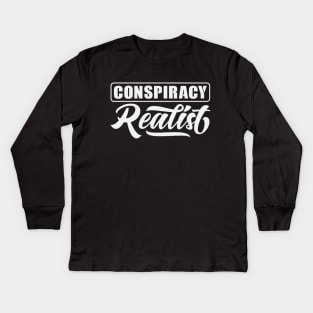 Conspiracy Realist Kids Long Sleeve T-Shirt